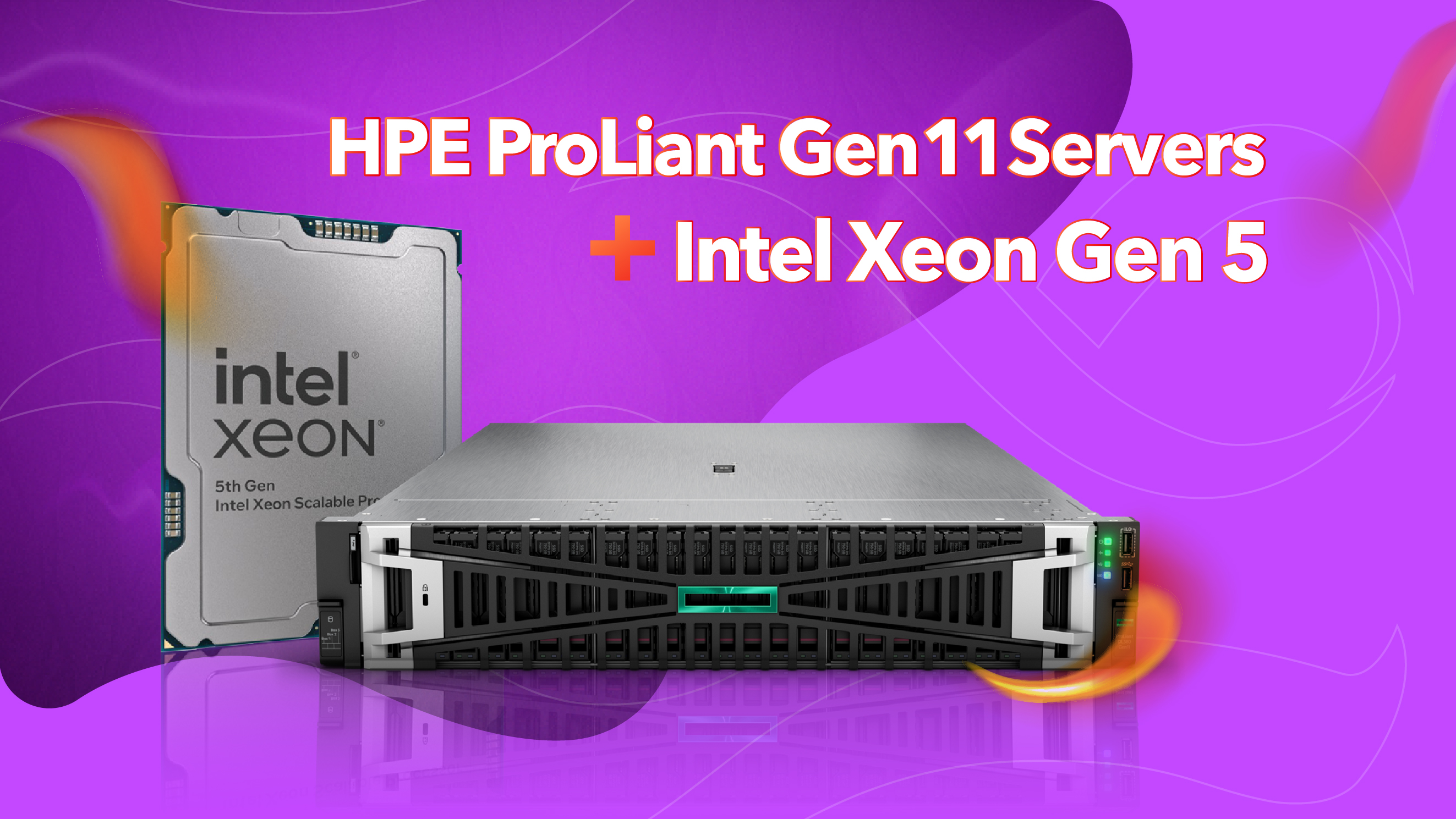 مجهز شدن سرورهای HPE g11 به Intel Xeon Gen 5!